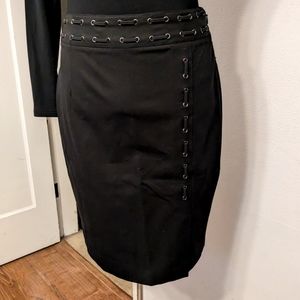 Banana Republic Black Pencil skirt size 6.